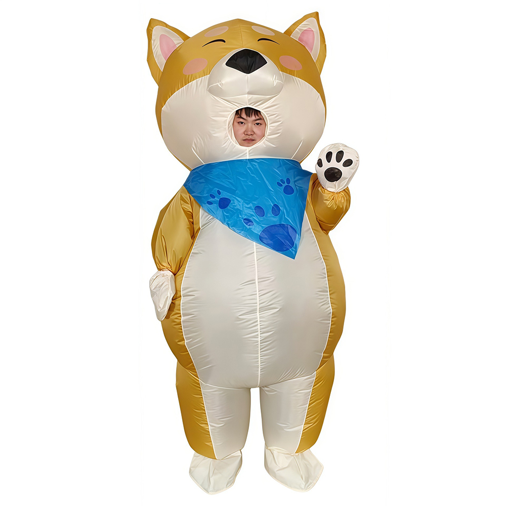 Cosplay Prop Business - Wear A Scarf Yellow Dog Inflatable