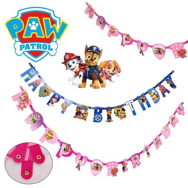 Cosplay Floating Prop - Paw Patrol Theme Series Birthday Bunting