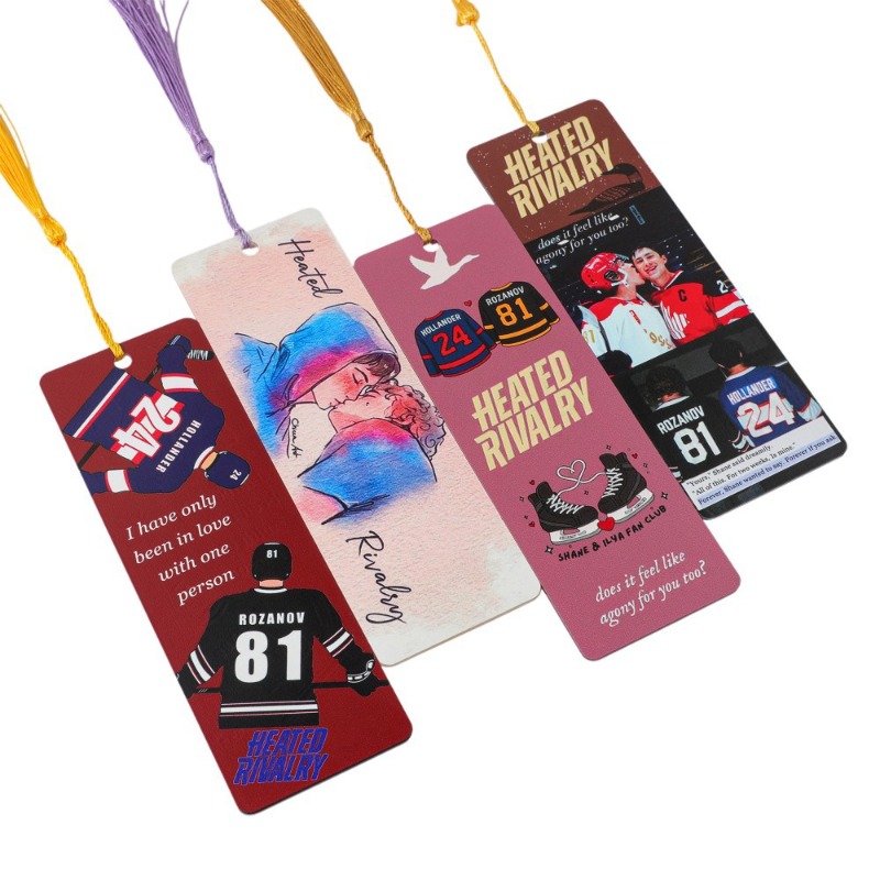 Cosplay Prop Book - Hot Heated Rivalry Bookmarks Ice Hockey