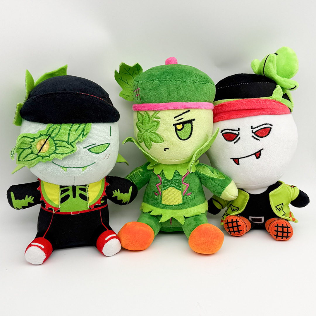 Cosplay Plushie Prop - Funny Game Green Radishes Plushies Griefer