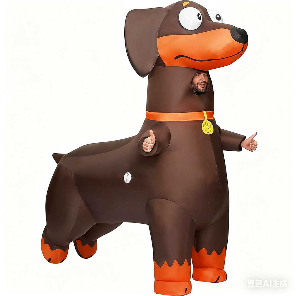 Cosplay Prop Business - Dachshund Inflatable Suit Business Activities Stage