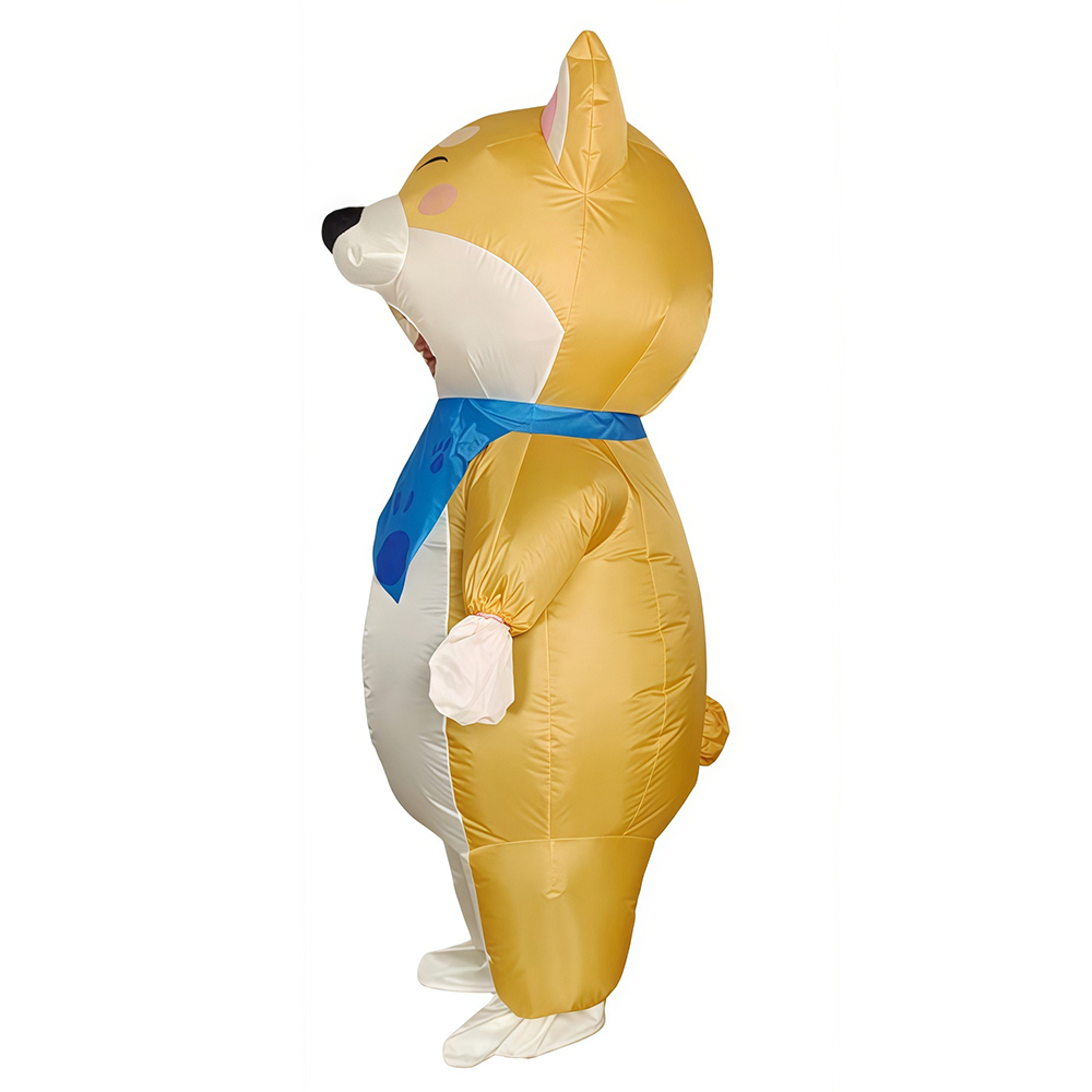 Wear A Scarf Yellow Dog Inflat - Cosplay Prop Business review and price