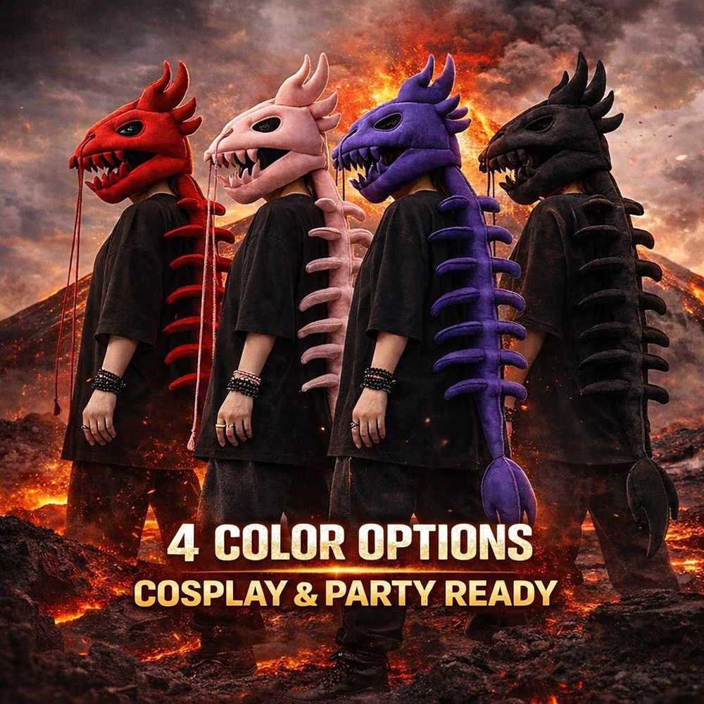 Dinosaur Skeleton Plush Headge - Free Cosplay Prop Patterns review and price
