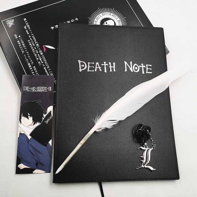 Anime Death Notebook Set Leath - Cosplay Material For Prop review and price