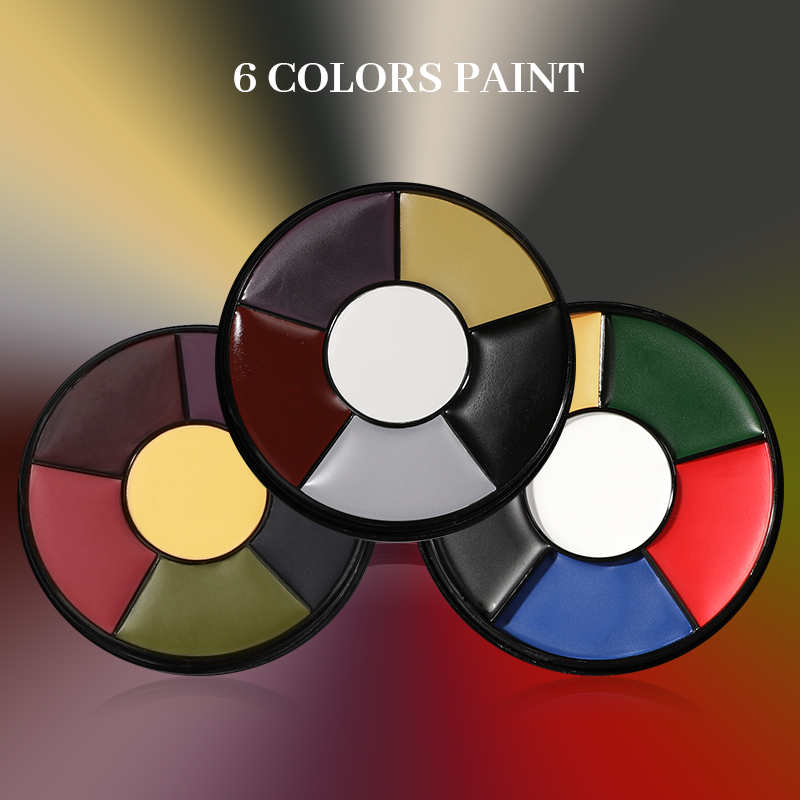 6 Color Oil Face Paint palette - Body Paint Sfx review and price