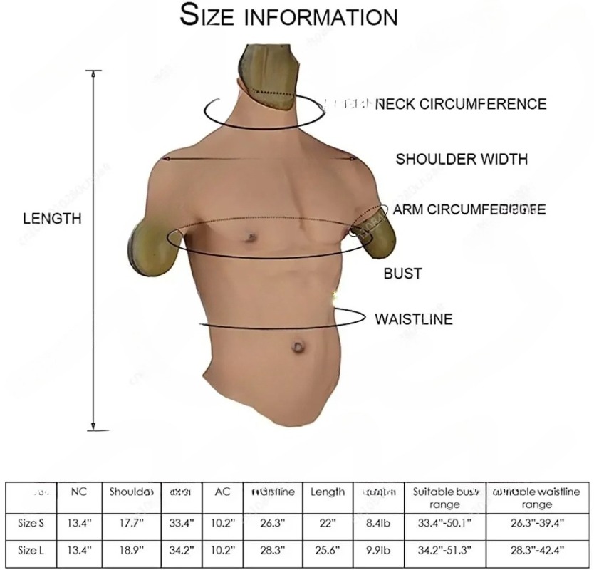 Realistic Fake Muscle Silicone - Cosplay Floating Prop review and price