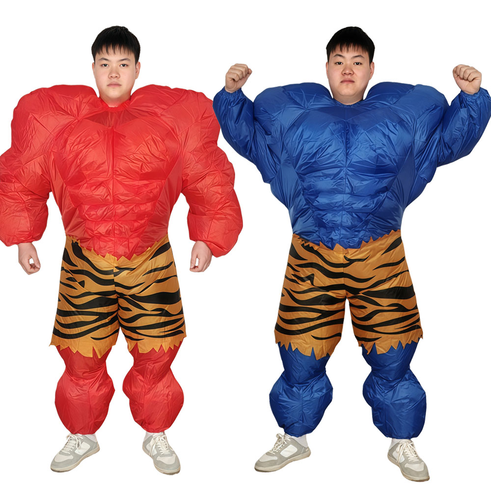 Halloween Blue Red Muscular Ma - Cosplay Prop Business review and price