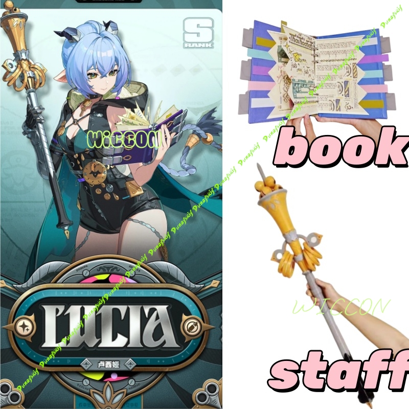 Zenless Zone Zero Lucia Cospla - Cosplay Prop Book review and price